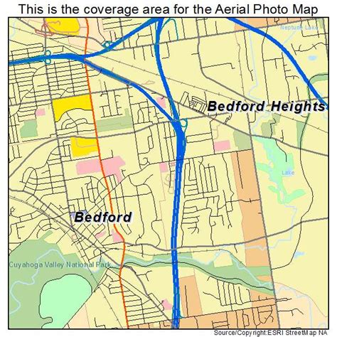 Aerial Photography Map of Bedford Heights, OH Ohio