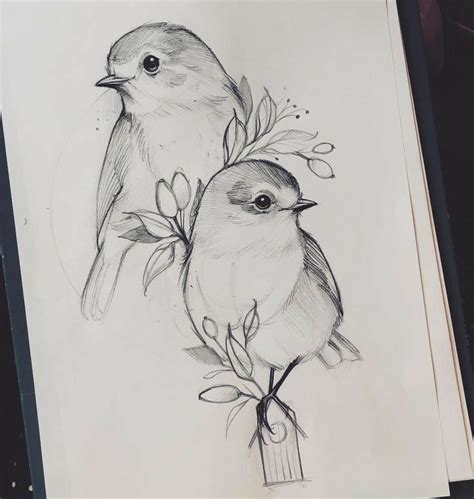 Pin by Joy ジユシ on Art | Bird drawings, Bird sketch, Drawings