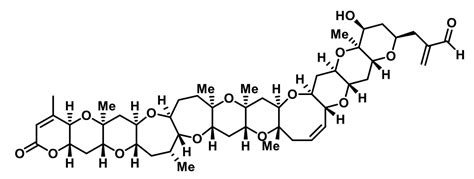 Solved The structure below is brevetoxin B, a | Chegg.com