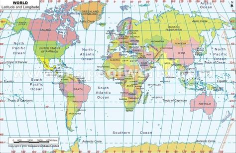 World Map With Coordinates map world longitude maps of the world and ...