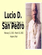 VOLANTE-Lucio San Pedro.pptx - Lucio D. National Artist for Music in ...