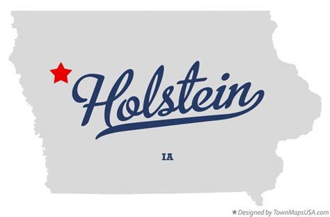 Map of Holstein, IA, Iowa