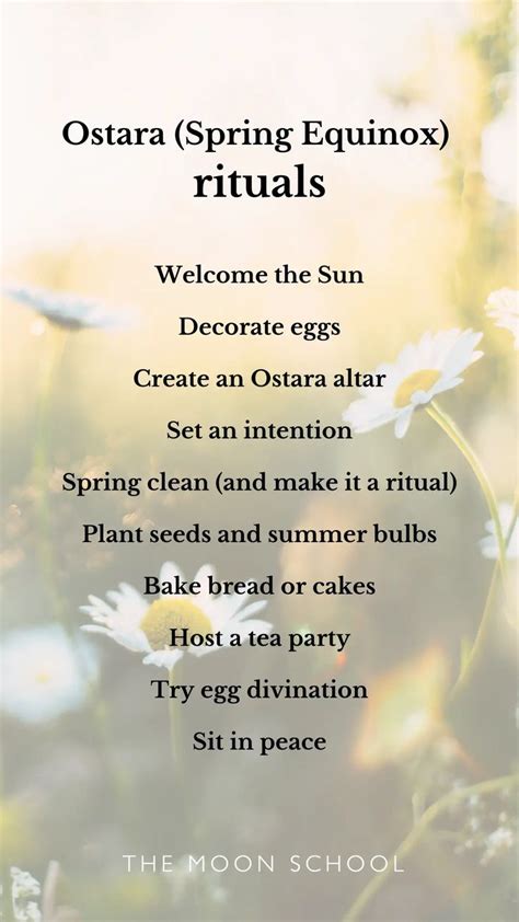 How to Celebrate Ostara – 10 Ritual Ideas to Welcome Spring Equinox ...