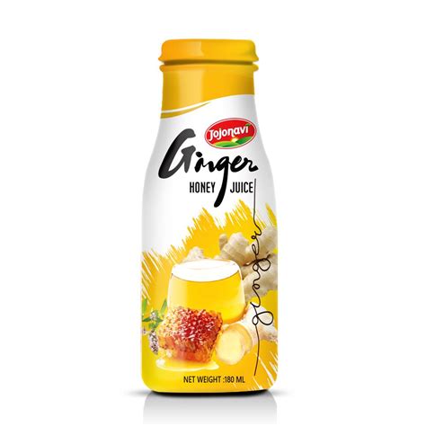 Ginger Juice With Honey In Glass Bottle 180ml Jojonavi Fruit Juice Factory , Find Complete ...