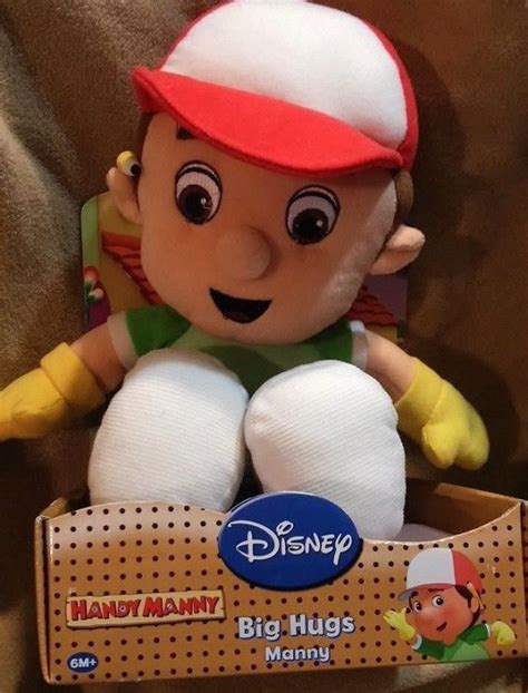 Handy MANNY Plush DOLL NeW in Box Disney Big HUGS Manny 6+ Mos and up # ...