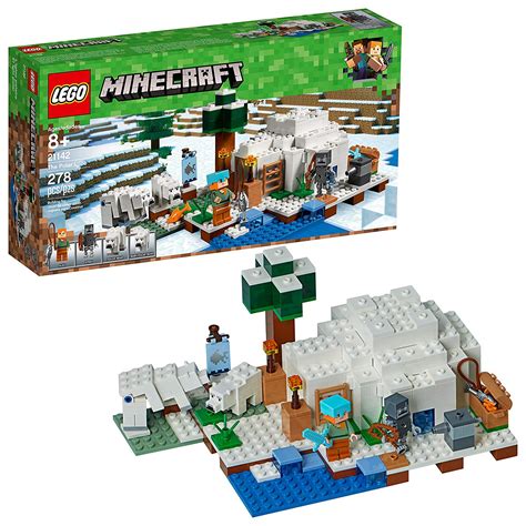 LEGO Minecraft The Polar Igloo Building Kit - $18.99 - Best Price ...