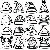Easy Christmas Hats coloring Page  Download Print Or Color Online For sketch template