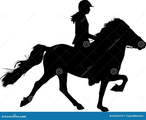 Icelandic horse in tÃ¶lt ~ stock vector. Illustration of icelandic - 82255374