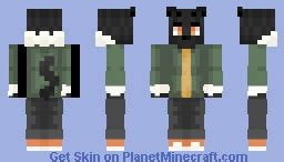 Black cat Minecraft Skin