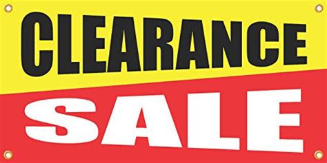 Clearance Sale 2ftx4ft Vinyl Retail Banner Sign - 2000signs.com