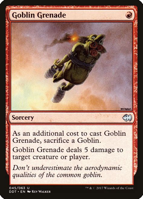 Goblin Grenade · Duel Decks: Merfolk vs. Goblins (DDT) #45 · Scryfall Magic: The Gathering Search