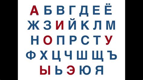 Russian Alphabet Consonants And Vowels Worksheets - IMAGESEE