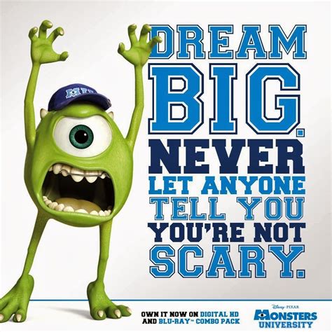 Monster Quotes. QuotesGram | Monsters university quotes, Monster university, Monsters inc quotes