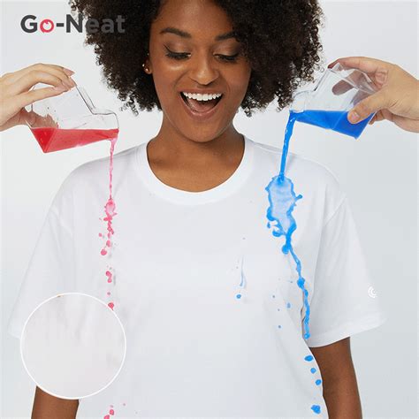 Go-Neat Water Repellent and Stain Resistant Family Matching Solid Short-sleeve Tee Only AU$25.95 ...