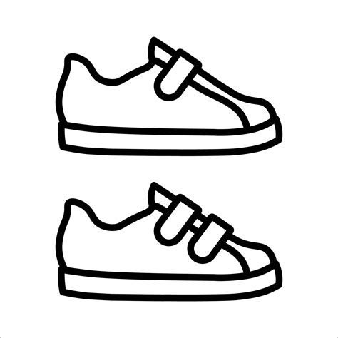 Boys Shoes Clipart Black And White