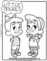 Little Angels coloring Pages  Hellokidscom sketch template