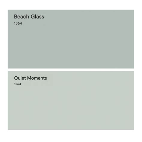 Benjamin Moore Beach Glass - Blue Green Paint Color