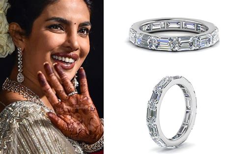 Priyanka Chopra's Platinum Wedding Rings | Fascinating Diamonds ...