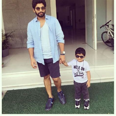 Allu Arjun Sneha Reddy Son Allu Ayaan Latest New HD Photos Images ~ entertainment