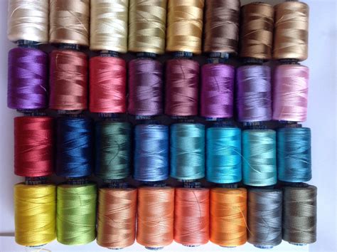 Silk Threads 32 Spools Of Silk Threads Art Silk Threads | Etsy