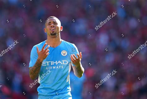 Gabriel Jesus Manchester City Reacts After Editorial Stock Photo ...