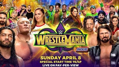 Wrestlemania 34: Wrestlemania 34: horario, cartelera y cómo verlo en ...