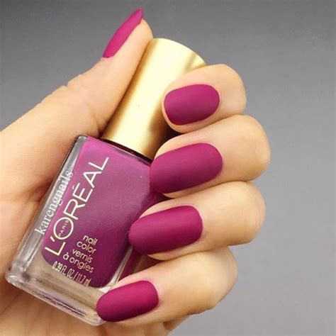 Very Berry: Matte Berry Nails for Fall Season