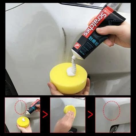 100ml Car Scratches Repair Kit Polishing Wax Cream Paint Scratch ...