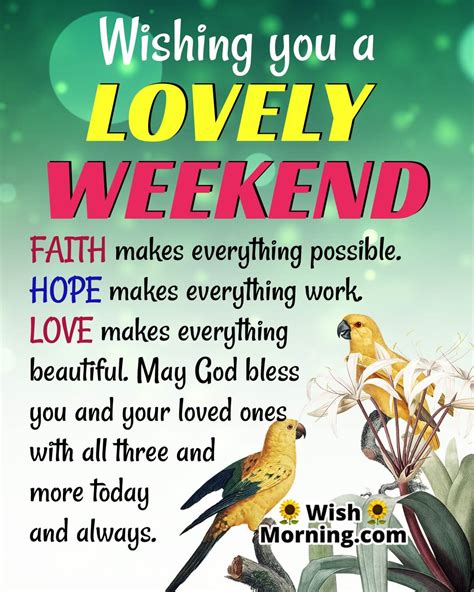 Wonderful Weekend Quotes Wishes - Wish Morning