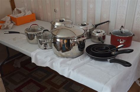 Non Stick and Stainless Steel Pots and Pans - Bodnarus Auctioneering