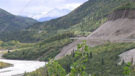 Railroad in mountain scenery, Alaska - Stock Video Clip - K011/8723 ...