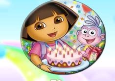 DORA ROUND PUZZLE - DORA GAMES