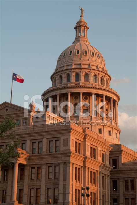 Texas State Capitol Building AT Sunset Stock Photos - FreeImages.com