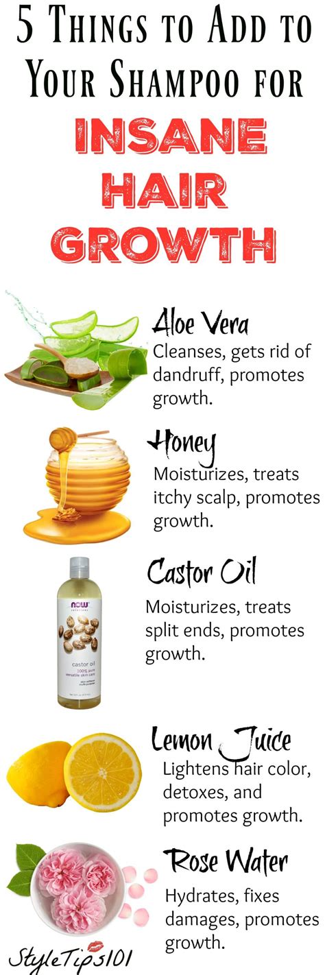 5 Ingredients to Add to Your Shampoo For Fast Hair Growth