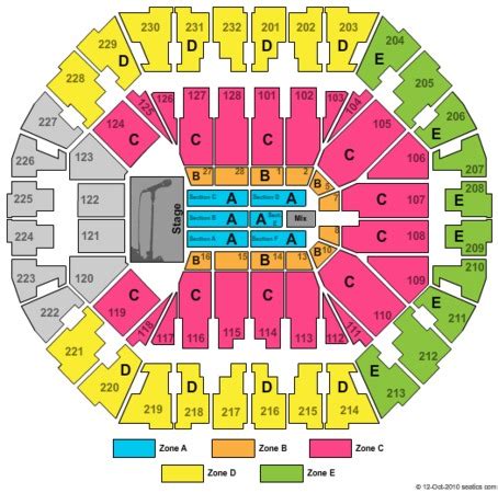 Oracle Arena Tickets in Oakland California, Oracle Arena Seating Charts ...