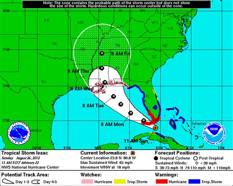 Hurricane Center shifts Isaac's forecast west; watch now includes New Orleans (Updated) | AL.com