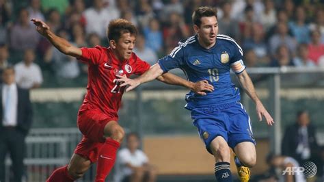 Messi brace as Argentina put seven past Hong Kong