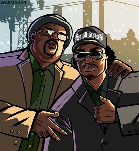 Big Smoke and Ryder GTA SA Artwork by marmakar on DeviantArt