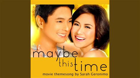 Maybe This Time (From "Maybe This Time") - YouTube Music