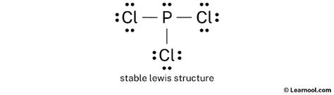 PCl3 Lewis structure - Learnool