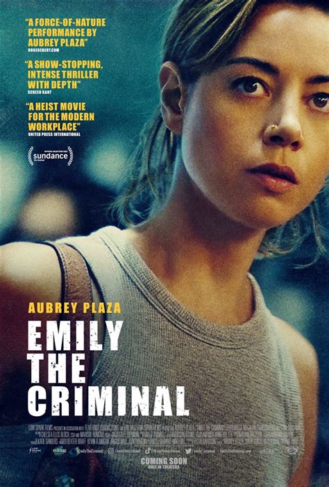 Emily the Criminal movie large poster.