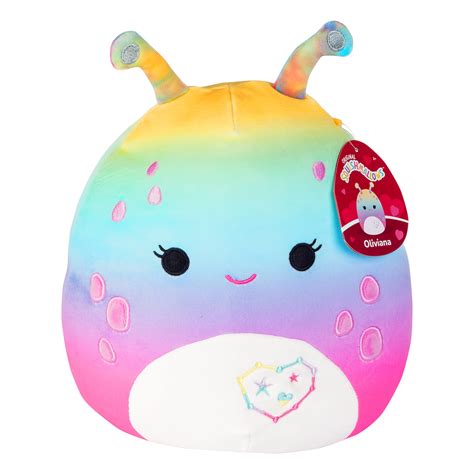 Buy Squishmallows 10" Oliviana The Alien, Valentine's Day Plush - Official Kellytoy New 2023 ...