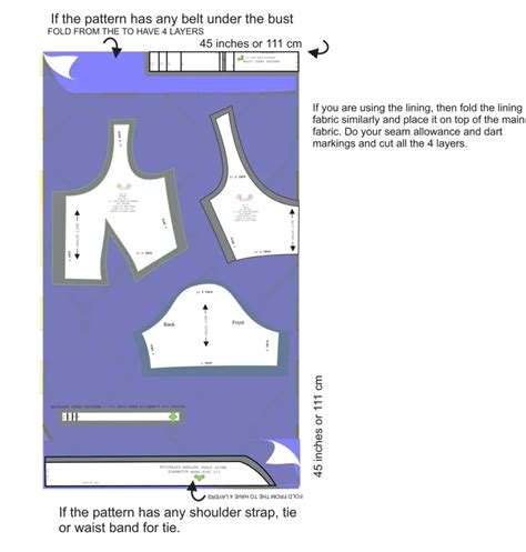 How to Sew Saree Blouse? How to Cut your Fabric using the Pattern