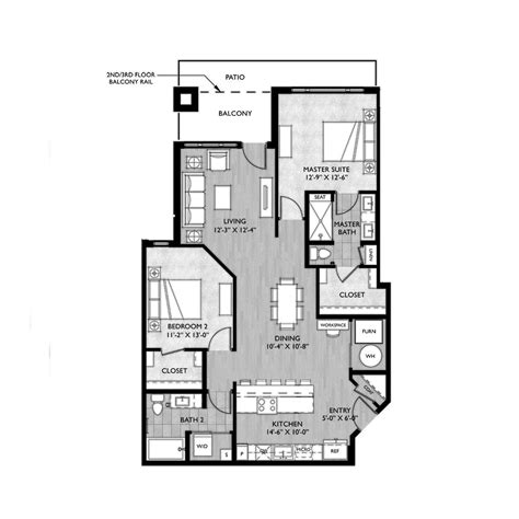 Floorplans & Availability for Lowry Luxury Condo — The Met at Boulevard One