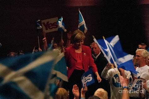 Nicola Sturgeon Scottish Independence Referendum 2014 Photograph by Jonathan Mitchell - Fine Art ...