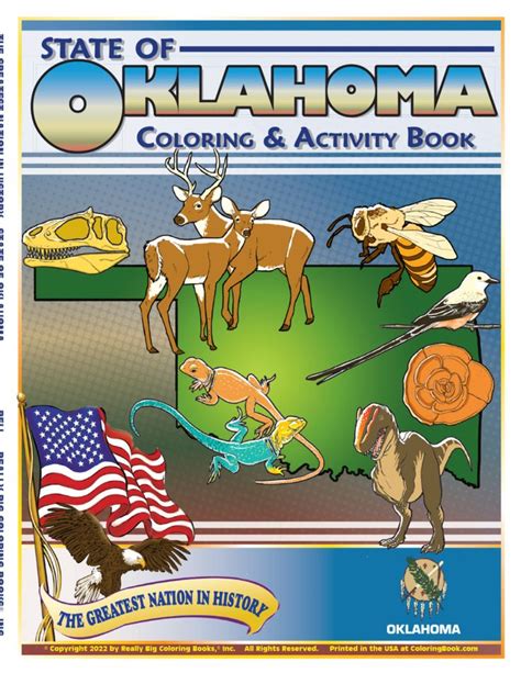 Oklahoma State Coloring Book | Coloring books, Book activities, Kids ...