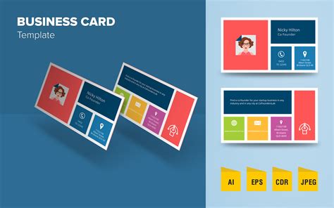 Colorful, Creative and Modern Business Card Design Templates | Free and Premium Designs | EntheosWeb