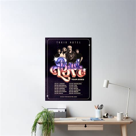 Concert Hotels Tour 2023 Poster Designed & Sold By Past Worrier