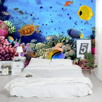 Underwater Coral Reef & Sea Life Wall Decal | Wallums