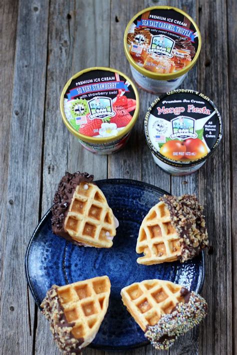 Waffle Ice Cream Sandwich – Mi Diario de Cocina